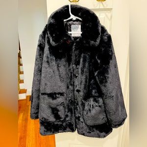 Girls faux fur coat